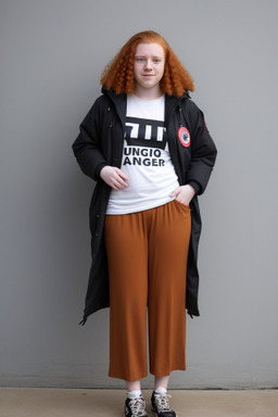 Tunisian young adult non-binary with  ginger hair