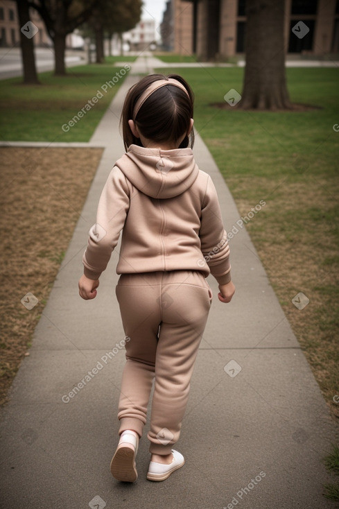 Macedonian infant girl with  brown hair