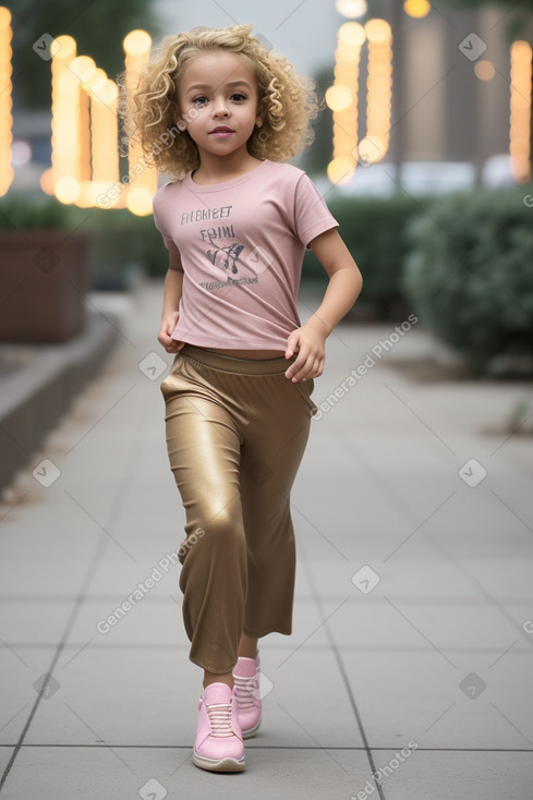 Child female with  blonde hair