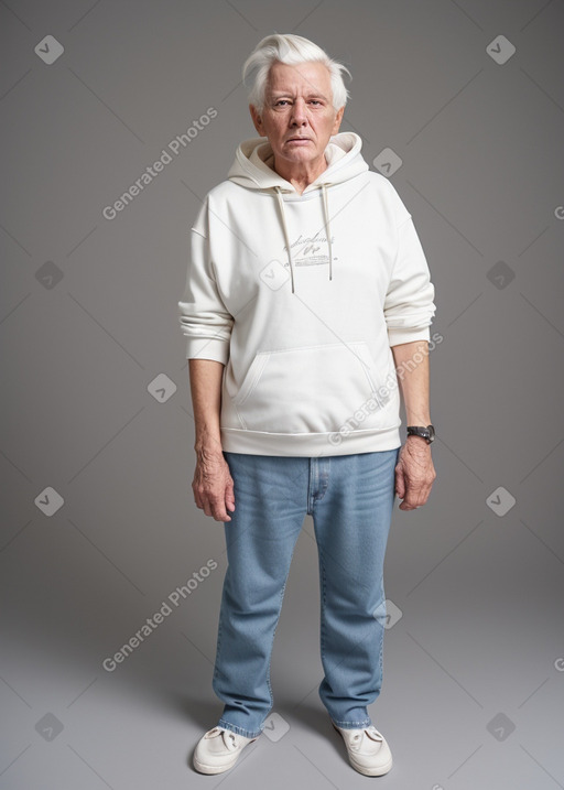 South african elderly male with  white hair