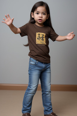 Thai infant boy with  brown hair