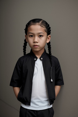 Singaporean child boy with  black hair