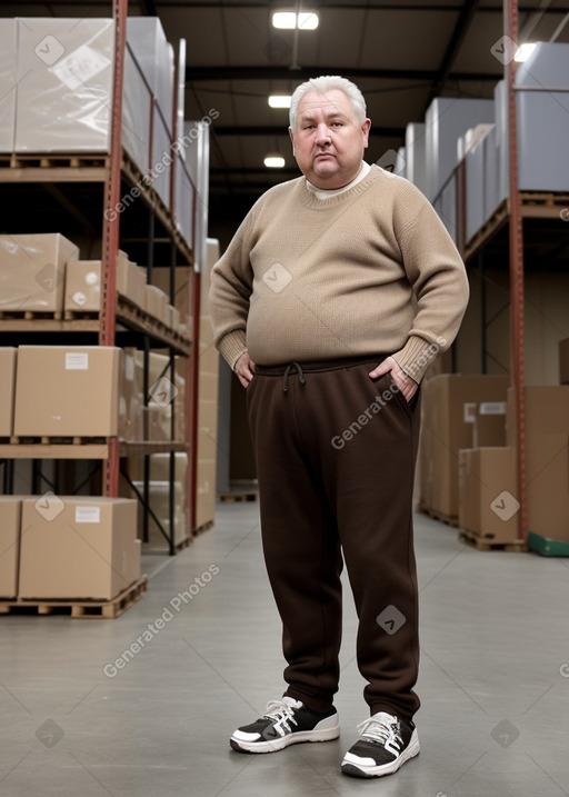 Czech elderly male with  brown hair