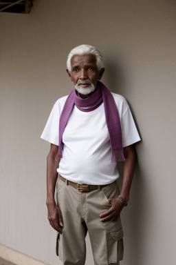 Ethiopian elderly male with  white hair