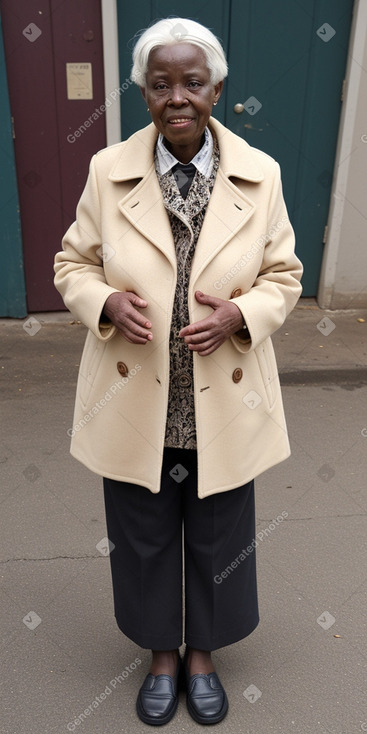 Senegalese elderly female with  white hair