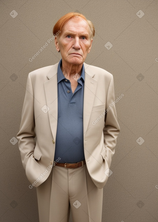 Peruvian elderly male with  ginger hair