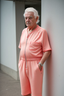 British elderly male with  white hair