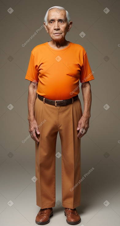 Guatemalan elderly male with  brown hair