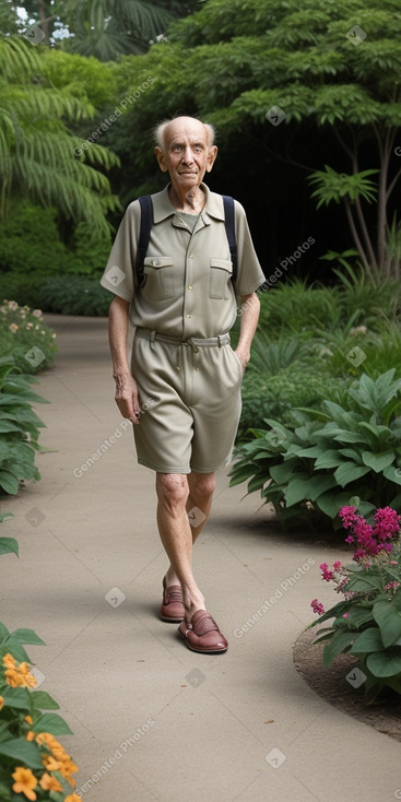 Arab elderly male with  ginger hair