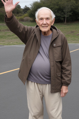 New zealand elderly male with  brown hair