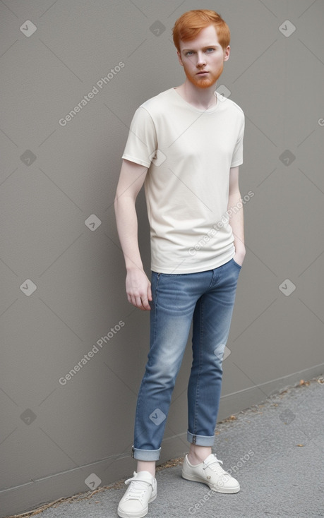 Adult male with  ginger hair