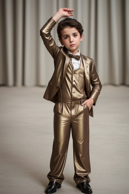 Turkish child boy with  brown hair