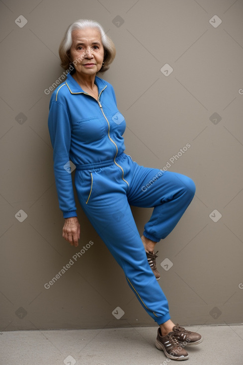 Brazilian elderly female with  brown hair