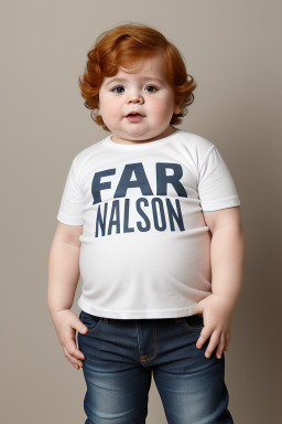 Argentine infant boy with  ginger hair