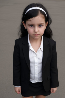 Irish child female with  black hair