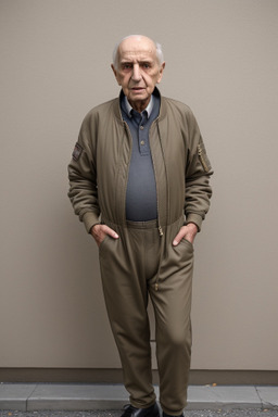 Lebanese elderly male with  brown hair