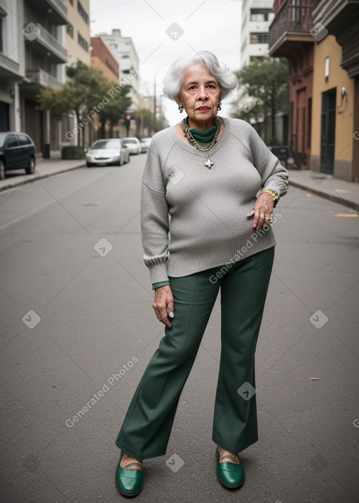 Dominican elderly non-binary with  gray hair