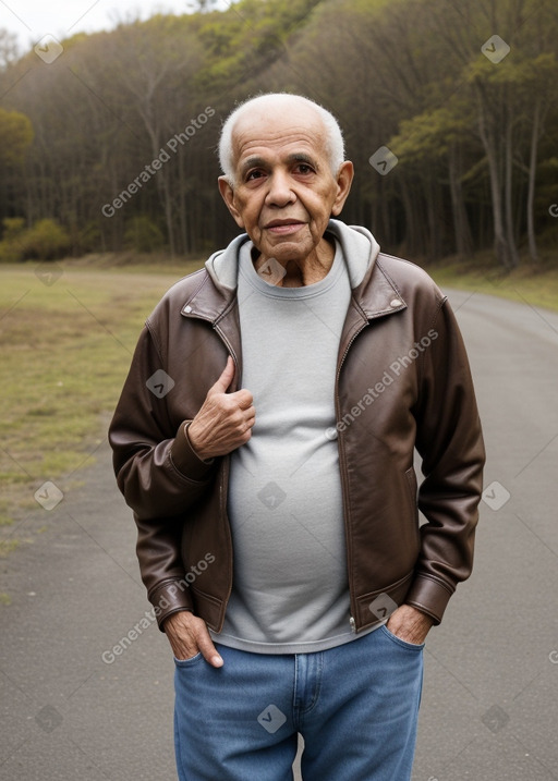 Dominican elderly male with  brown hair