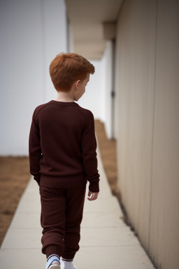 Uzbek child boy with  ginger hair