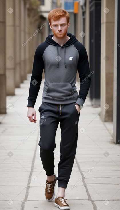 Greek young adult male with  ginger hair