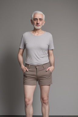 Armenian adult non-binary with  gray hair