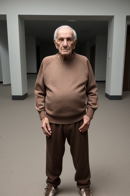 Macedonian elderly male with  brown hair