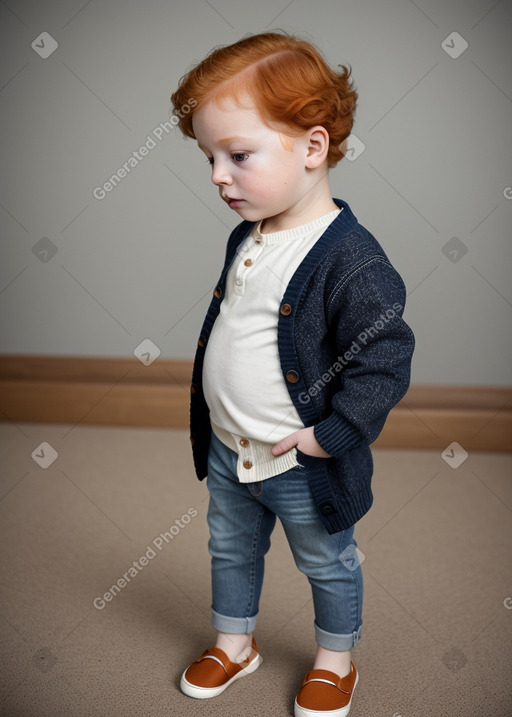 Hungarian infant boy with  ginger hair