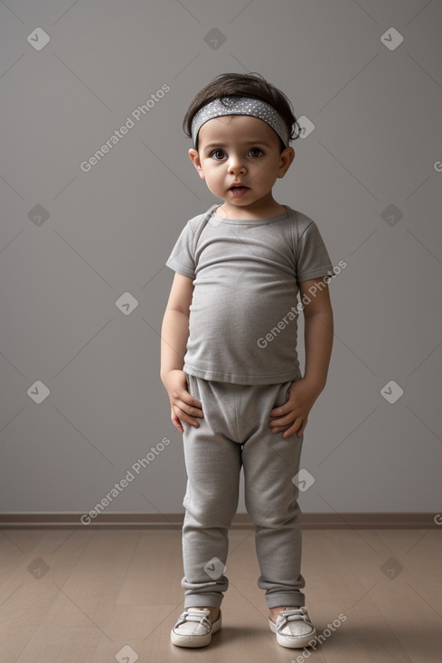 Portuguese infant boy with  gray hair