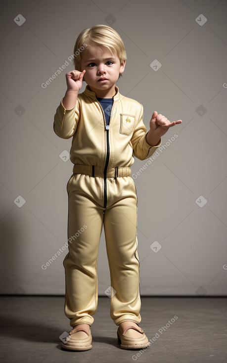 Portuguese infant boy with  blonde hair