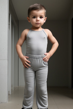 Uruguayan infant boy with  gray hair