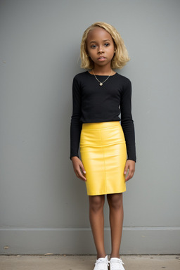 Jamaican child girl with  blonde hair