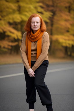 Slovak 45 years non-binary with  ginger hair