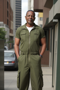 Jamaican middle-aged male with  brown hair