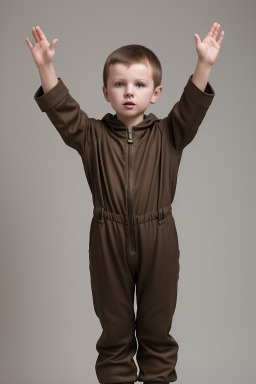 Belarusian child boy with  brown hair