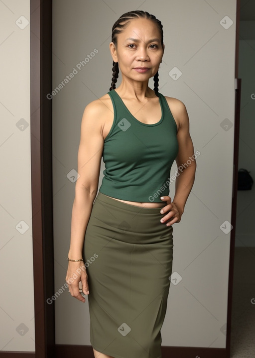 Indonesian middle-aged female 