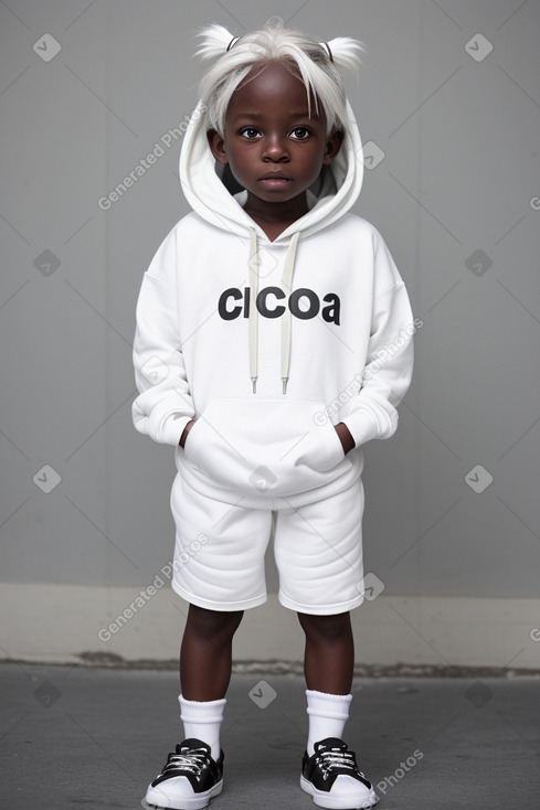 Infant boy with  white hair