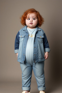 Saudi arabian infant girl with  ginger hair