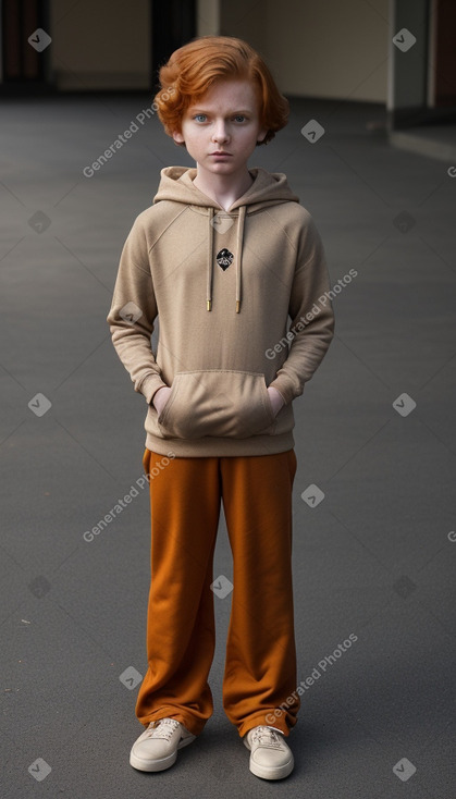 Indian child male with  ginger hair