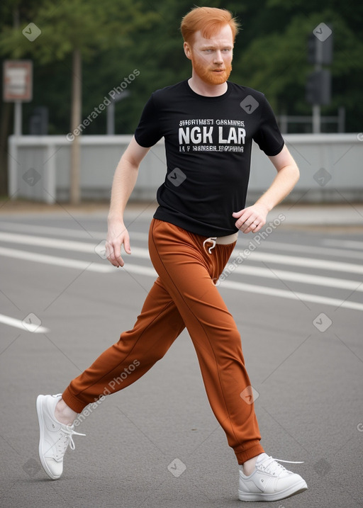 German adult male with  ginger hair