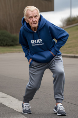 South african elderly male with  blonde hair