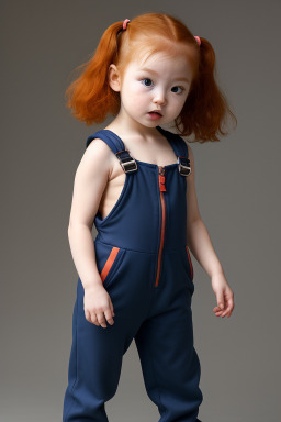 Japanese infant girl with  ginger hair