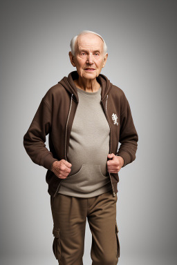 Lithuanian elderly male with  brown hair