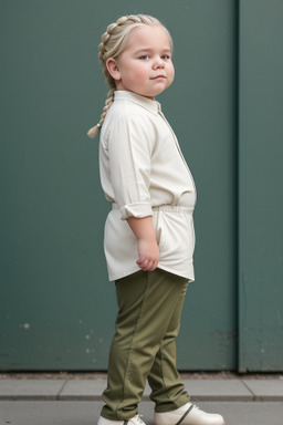 Swedish child boy with  white hair