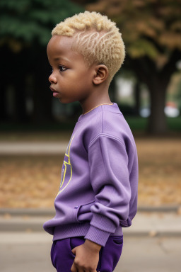 Nigerian infant boy with  blonde hair