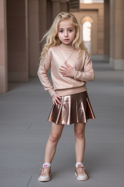 Armenian child girl with  blonde hair