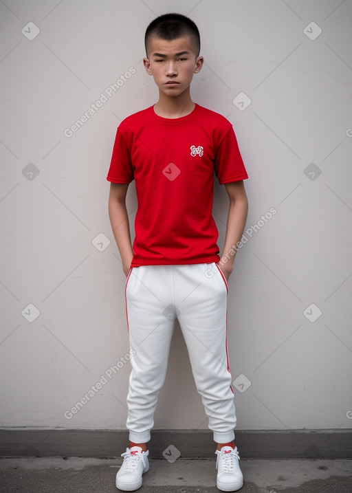 Mongolian teenager boy 