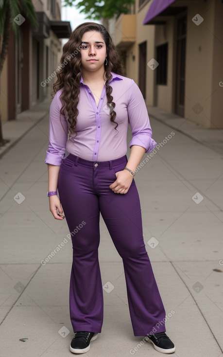 Puerto rican young adult non-binary with  brown hair