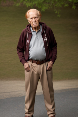 Elderly male with  ginger hair