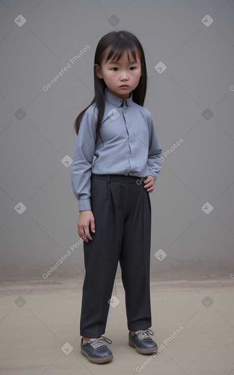 Mongolian child girl 