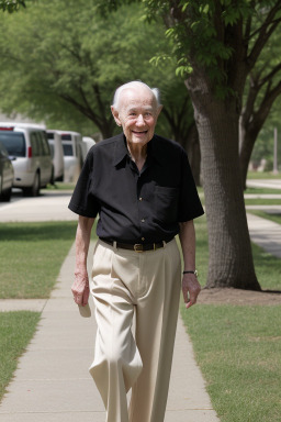 Elderly male with  black hair